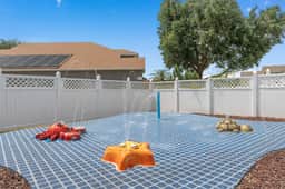 South Facing Pool Hot Tub Themed Rooms Home Theater Swingset Splash Pad BBQ