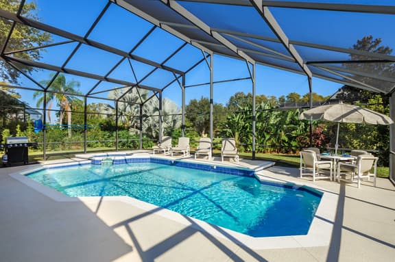 Brand NEW Modern Luxury w/Private Pool Hot Tub BBQ Home Cinema 2 Miles to Disney